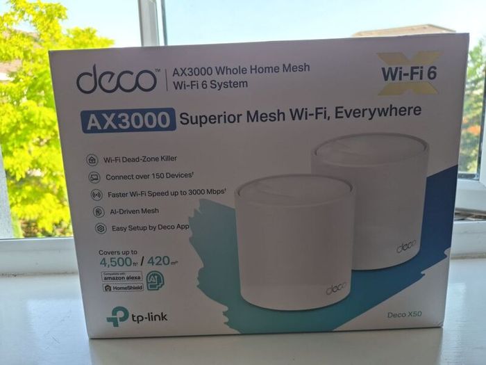 Brand new TP-Link Deco X50 AX3000 Whole Home Mesh Wi-Fi 6 System (2-Pack)