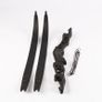 Archery Bow, 64" Recurve, ILF Limbs (30, 40, 50 lbs), +3x carbon arrows Image 2