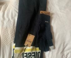 Brand new "Diesel" scarf and gloves