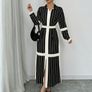 Black and white striped maxi dress Image 8