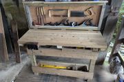 Folding Workbench with Vice