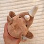 Lupilu Rhino Plush Rhinoceros approx. 25 cm. Used Please see photos Image 9