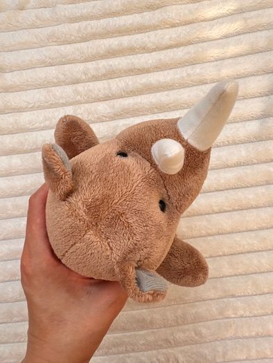 Lupilu Rhino Plush Rhinoceros approx. 25 cm. Used Please see photos