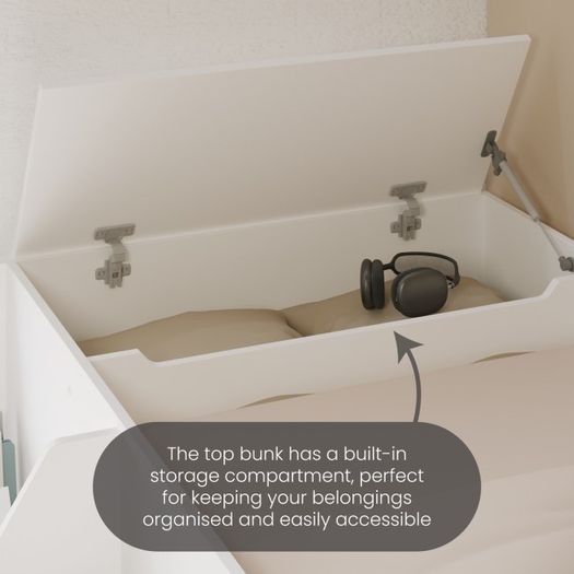 Bunk bed with storage