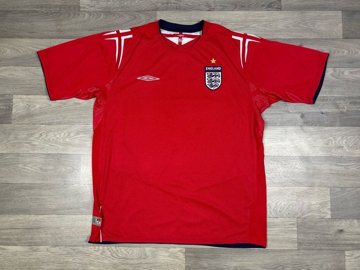 Vintage 2004 Umbro England Away Jersey Shirt Mens XL
