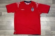 Vintage 2004 Umbro England Away Jersey Shirt Mens XL