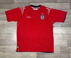 Vintage 2004 Umbro England Away Jersey Shirt Mens XL