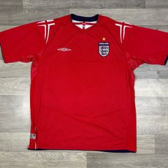 Vintage 2004 Umbro England Away Jersey Shirt Mens XL