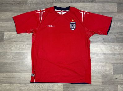 Vintage 2004 Umbro England Away Jersey Shirt Mens XL