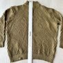 NEW Mens 4XL Olive Khaki Textured Quarter Zip Jumper Image 10