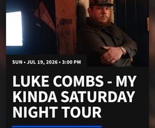 2 Luke Combs Standing Tickets Tonight Slane