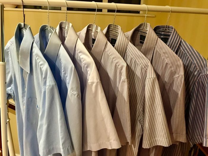 7 x M & S short-sleeve shirts (42, 161/2) perfect condition