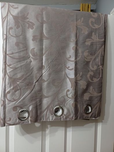 90 inch drop living room curtains with tie backs and cushion covers