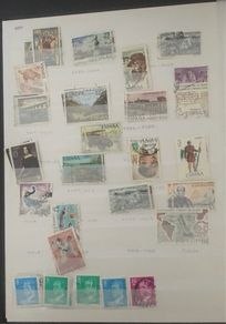 1974-2005 Spain Stamp (WH Smith) Stockbook 28 pages 14 leaf with predominantly Used Spain but Miniature sheets noted as MNH