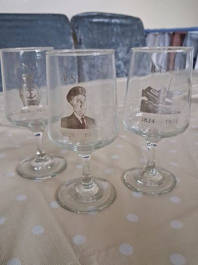 Commerative RNLI Goblets