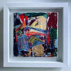 Irish Art Original Abstract Painting Vignette Styling Gem Eclectic Art Figurative Art
