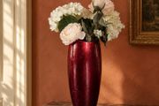 Elegant decorative vase with artificial flowers