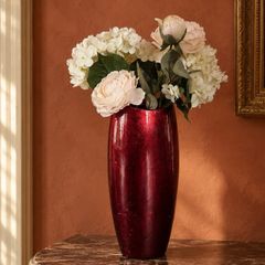 Elegant decorative vase with artificial flowers