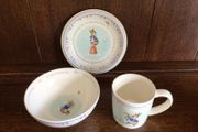 Peter Rabbit Wedgwood christening set in boxes