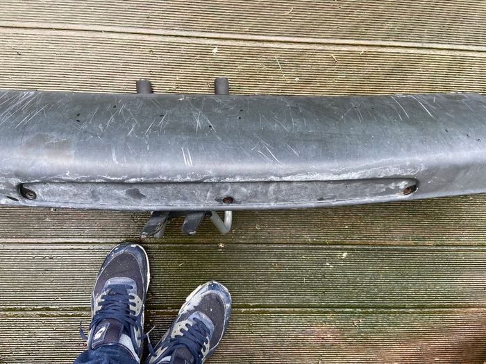 Original OEM 1986 BMW E30 Front Spoiler Lip Skid Apron and Engine Pan 51 71 1933 492.9 P