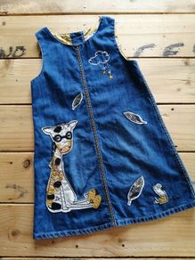 NEXT girl dress, denim 2/3 years.