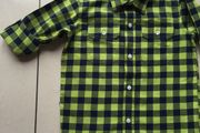 Gap Check Navy/Green Shirt
