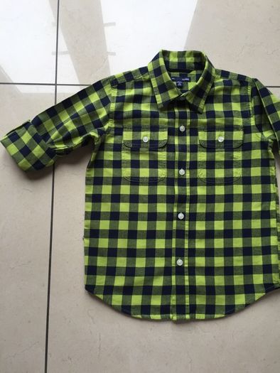 Gap Check Navy/Green Shirt