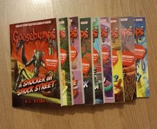 Set of goosebumps 9 books
