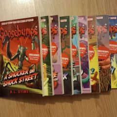 Set of goosebumps 9 books