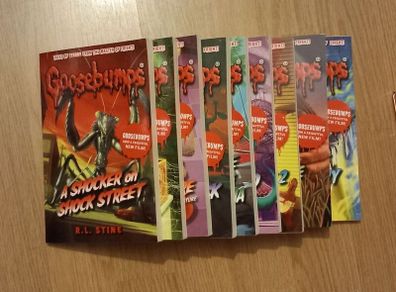 Set of goosebumps 9 books