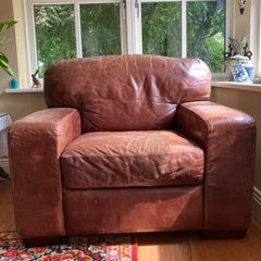 Leather armchair