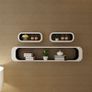 Wall Cube Shelves 6 pcs Black and White Image 6
