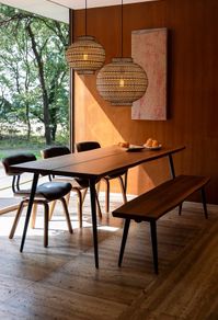 Alagon Table + Bench by Woo Design