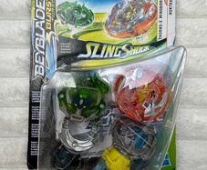 Beyblade Burst Turbo Slingshock Dual Pack Roktavor R4 and Thorns-X Minoboros M4 New Please see photos