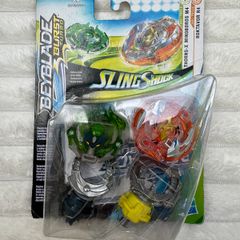 Beyblade Burst Turbo Slingshock Dual Pack Roktavor R4 and Thorns-X Minoboros M4 New Please see photos