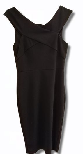 Cari's closet black dress midi dress