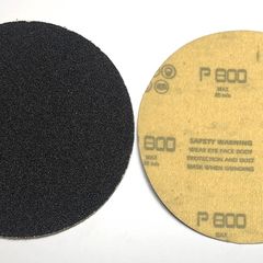 100PC 115mm Velcro Silicone Carbide Disc Pads 800 GRIT FREE BACKER