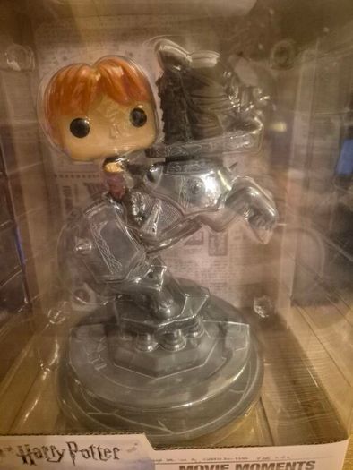 Funko Pop! Ron Weasley Riding Chess Piece 82 , Movie Moments (Mint, Never Opened)