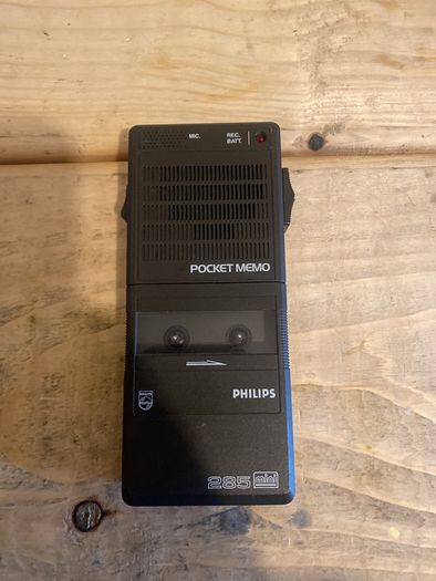 Rare Vintage Philips Pocket Memo 285 Mini