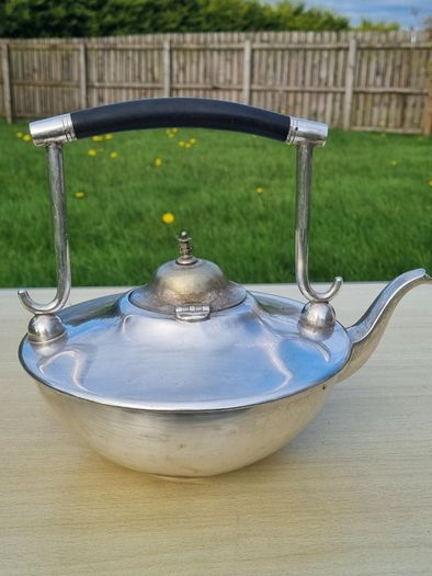 Silver-plated teapot