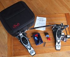 Pearl P-2002C Eliminator PowerShifter DB Pedals.