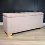 Elegance Boucle Ottoman with Storage 120x40cm Image 10