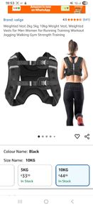 Weighted Vest 10kg