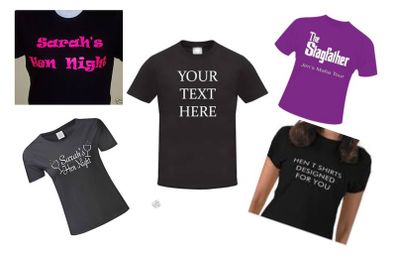 Personalised T-shirts tees tops shirts for adults and kids with you photo logo or any image