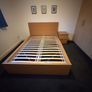 IKEA Malm Double Bed,  & matching locker Image 4