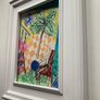Original art framed original art Acrylic painting drawing framed holiday feel art Irish art Image 3