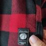 Bershka shirt in red check. Unisex. Image 3