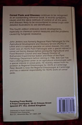 Cereal Pests & Diseases / 4th edition/ 1991