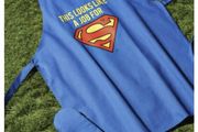 DC Comics Superman Apron &amp; Oven Glove NEW
