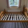 Wooden Double Bed + Mattress Image 5
